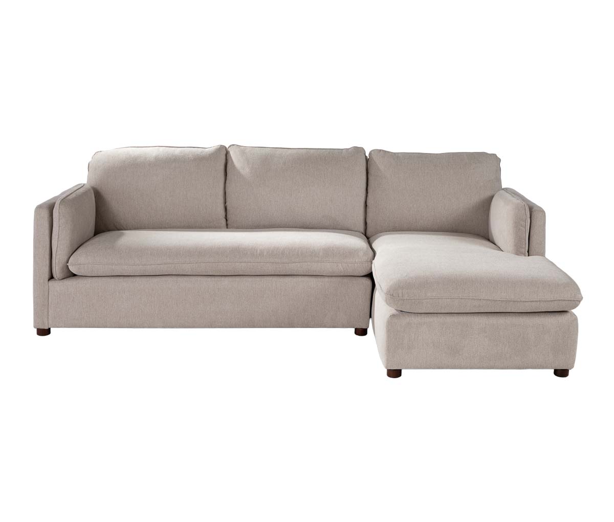 Sala esquinera reclinable derecha Ezra - Beige