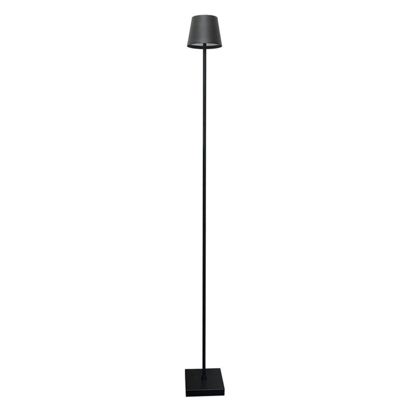 Lámpara réplica de piso Poldina - Negro