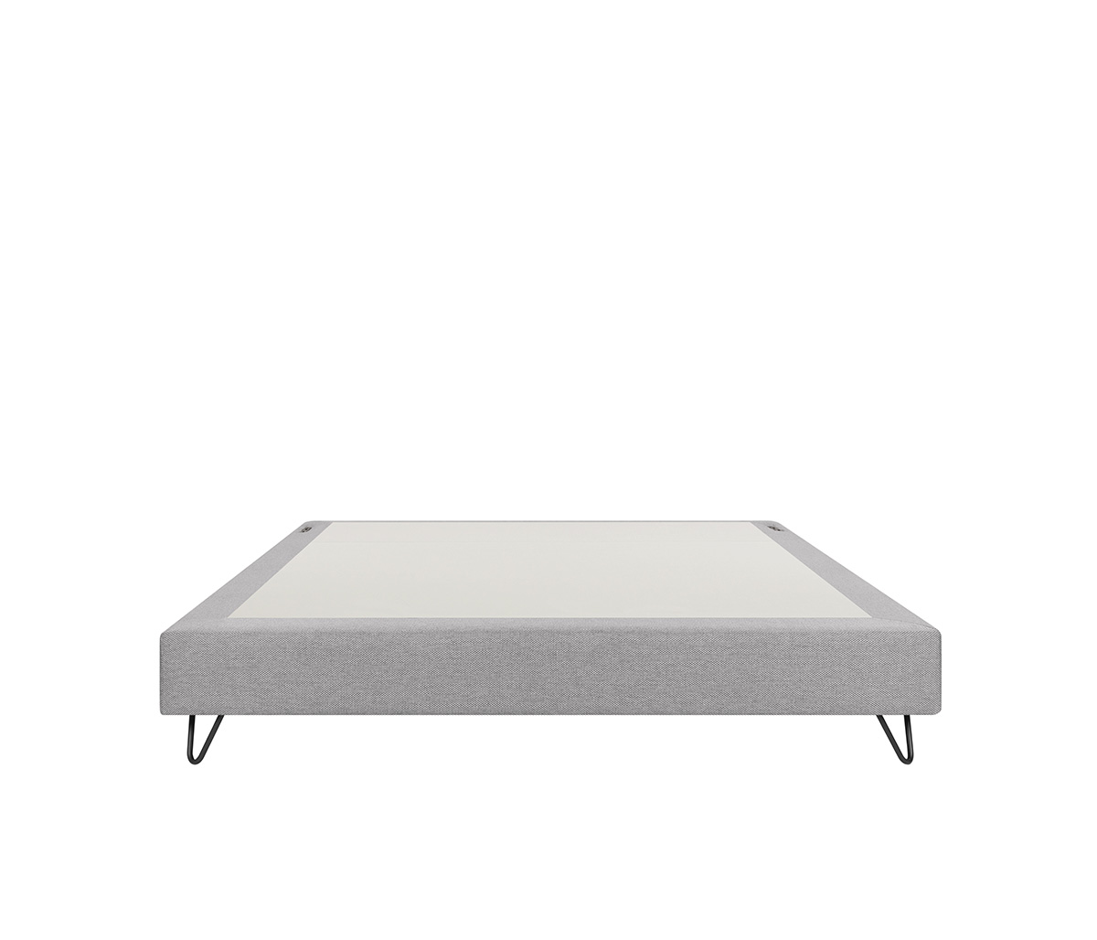 Base queen size Skye - Gris claro