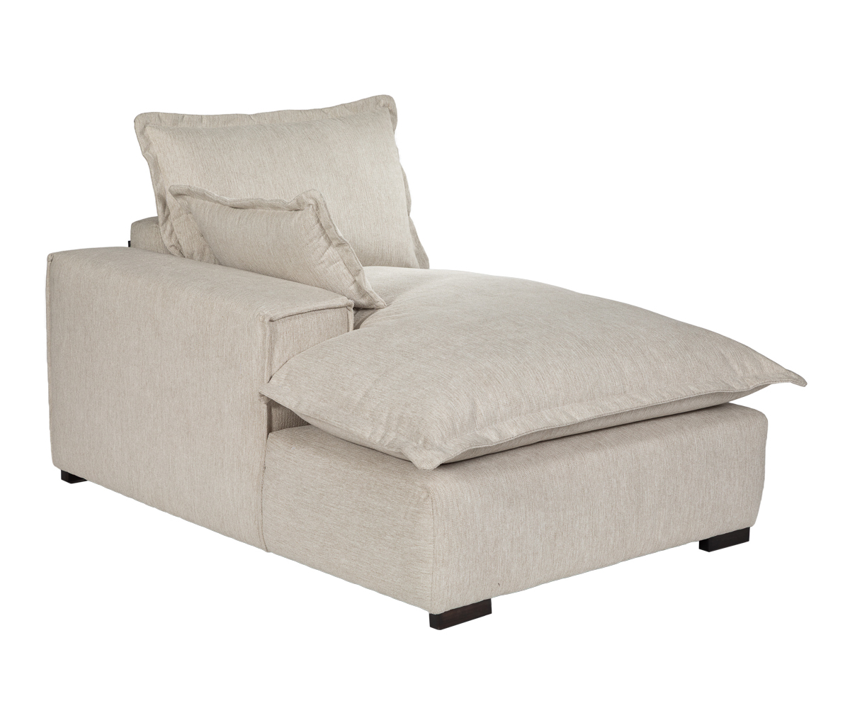 Chaise izquierdo Emilia - Marfil