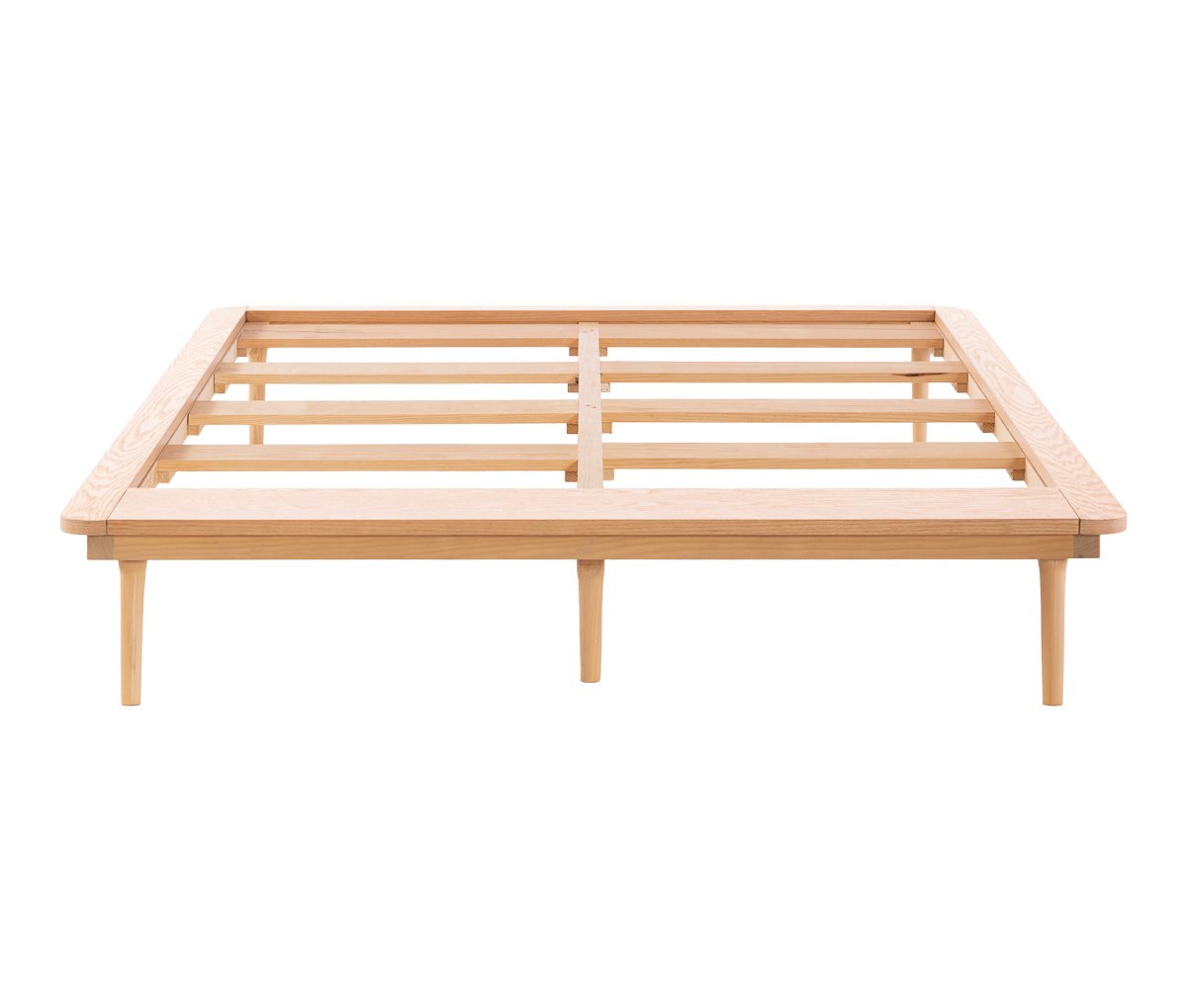 Base de cama matrimonial con pie de cama Sei Natural