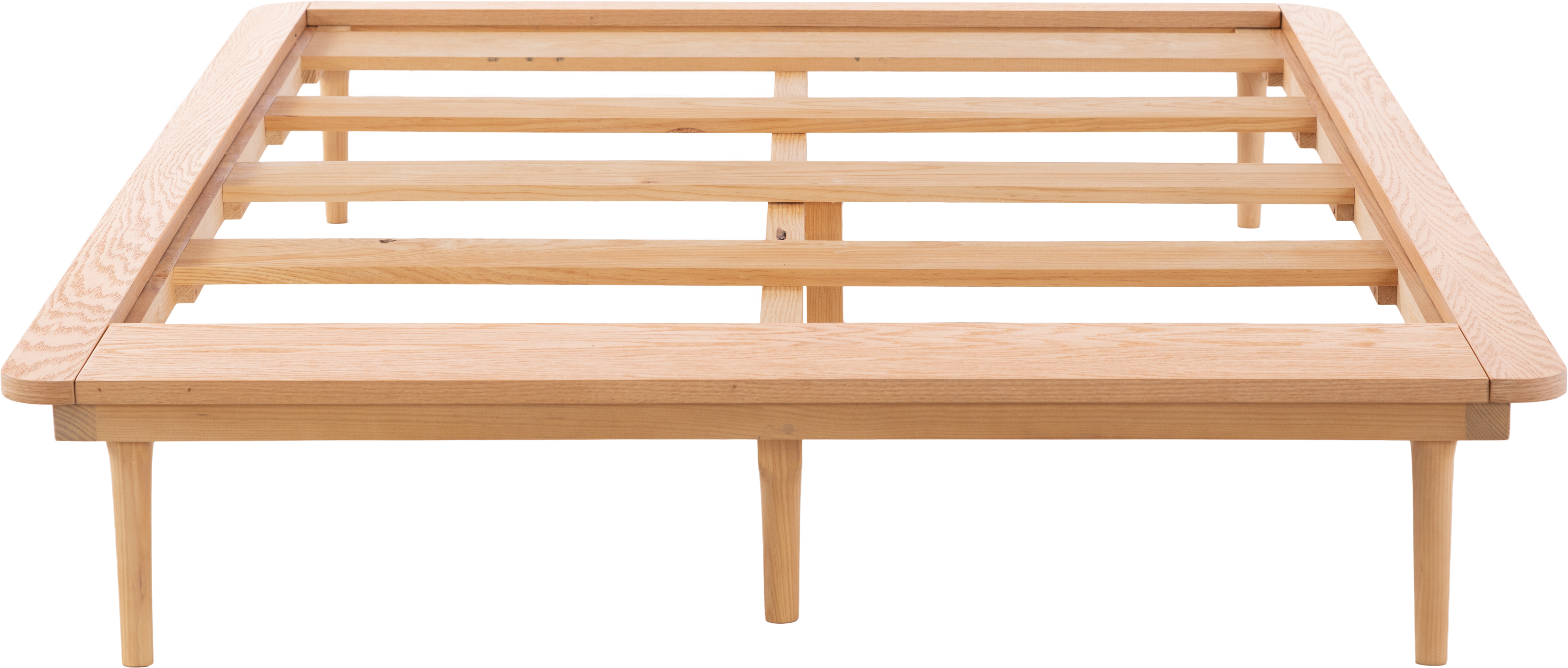 Base de cama matrimonial con pie de cama Sei Natural