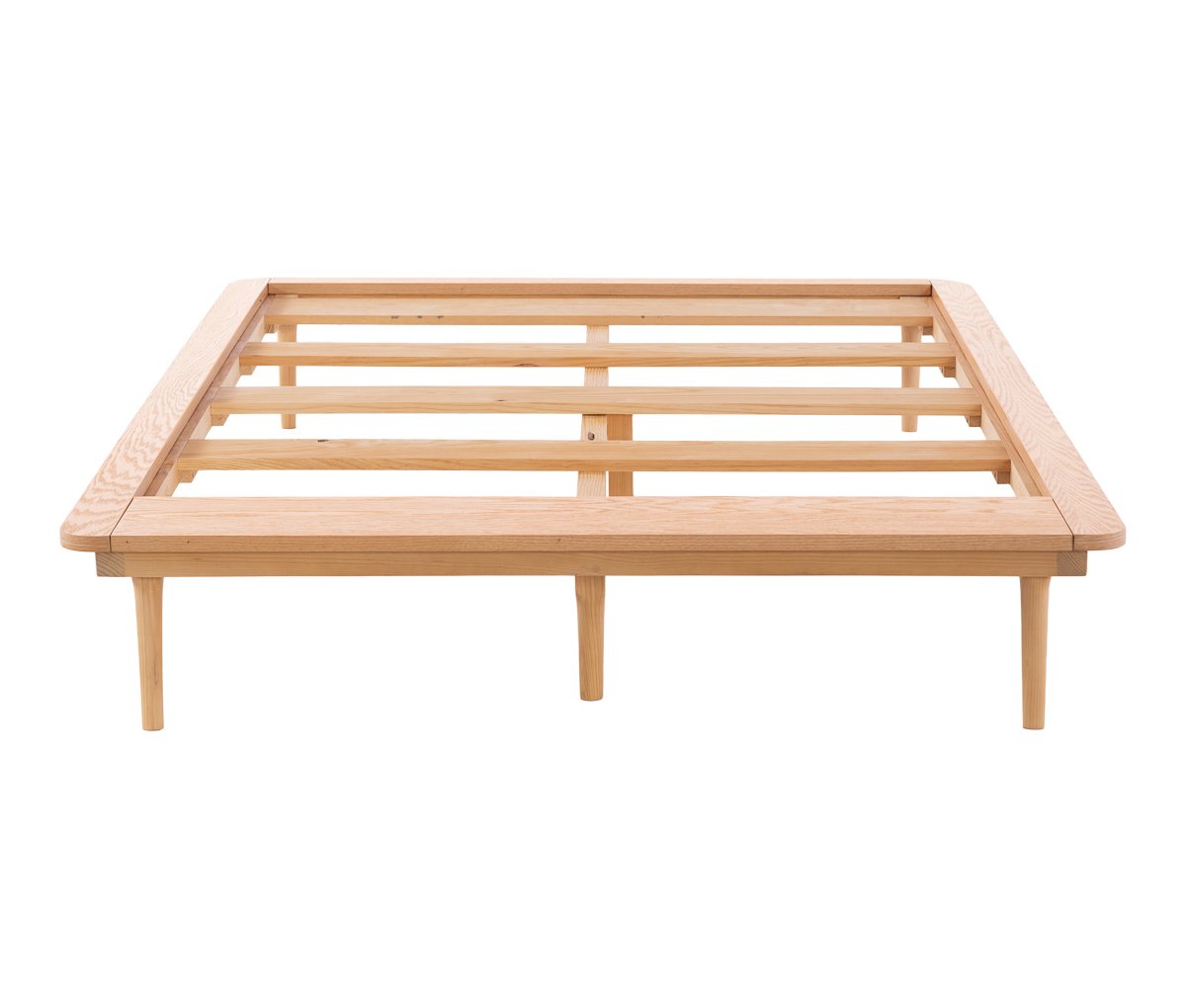 Base de cama queen size con pie de cama Sei Natural