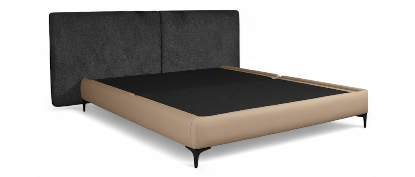 Cama King size, Blake, Gris oscuro