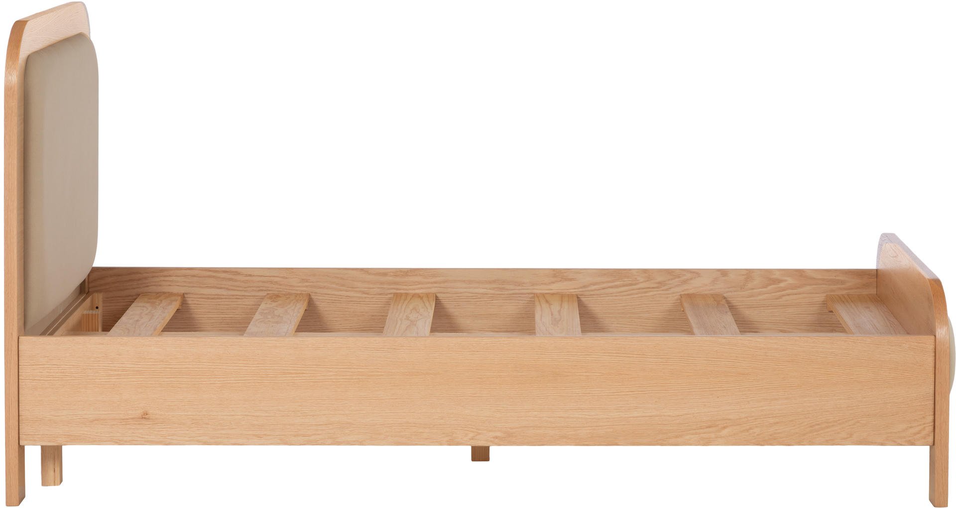 Cama individual Iki Beige