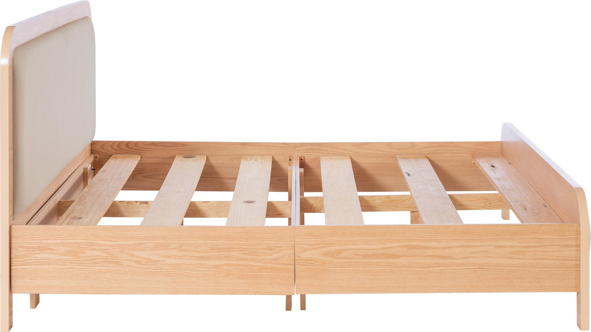 Cama king size Iki Beige