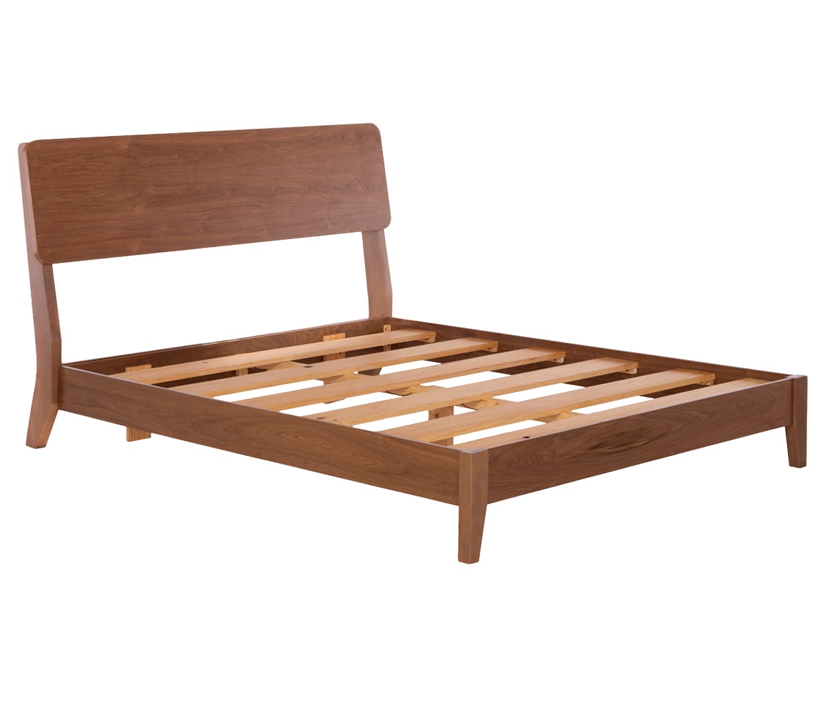 Cama queen size Akari Nogal