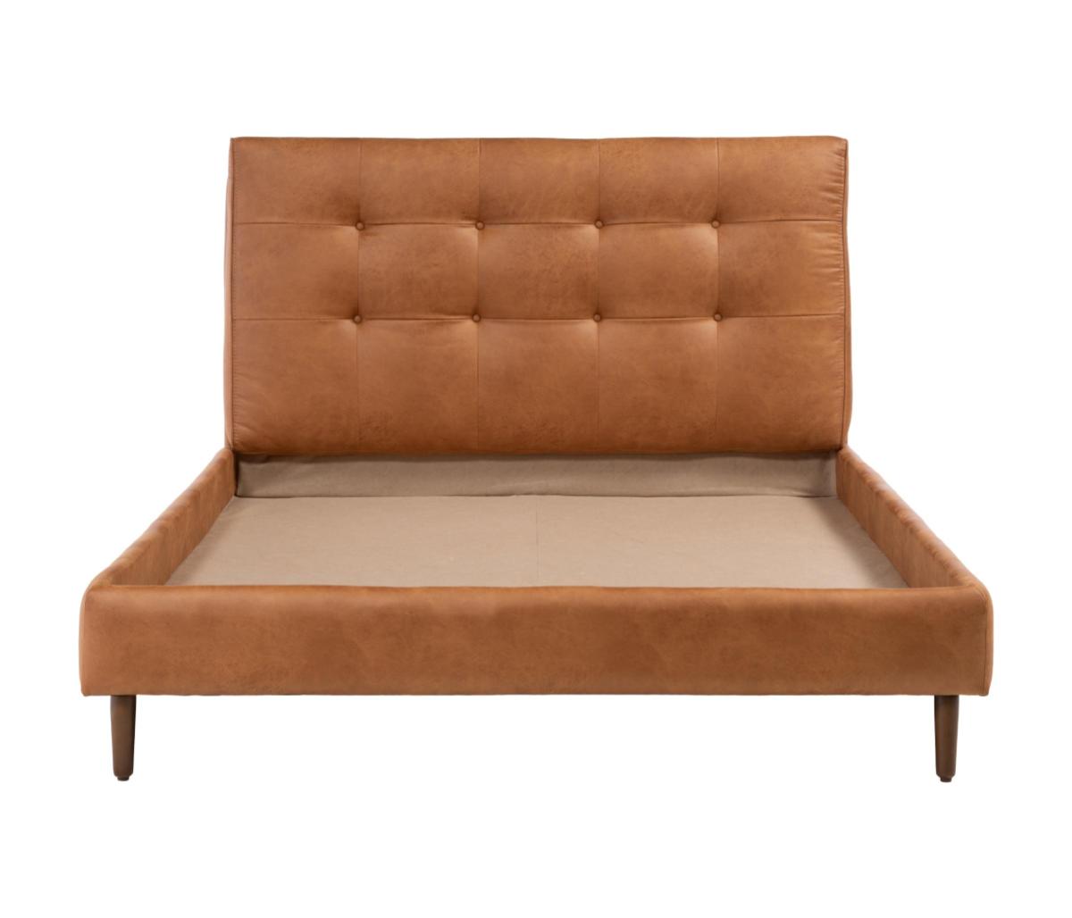 Cama queen size Landero - Café