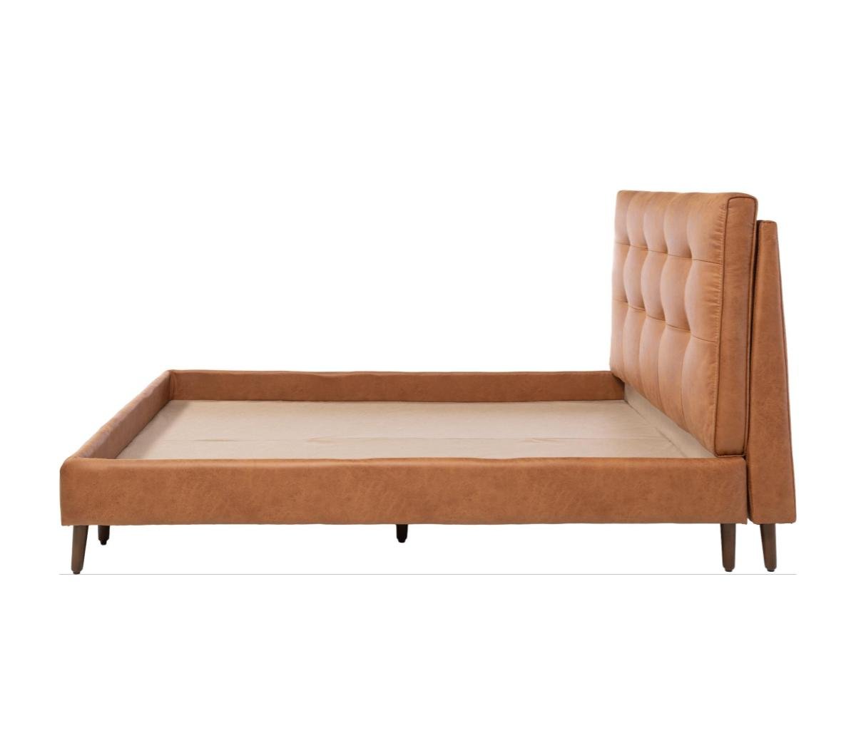 Cama queen size Landero - Café