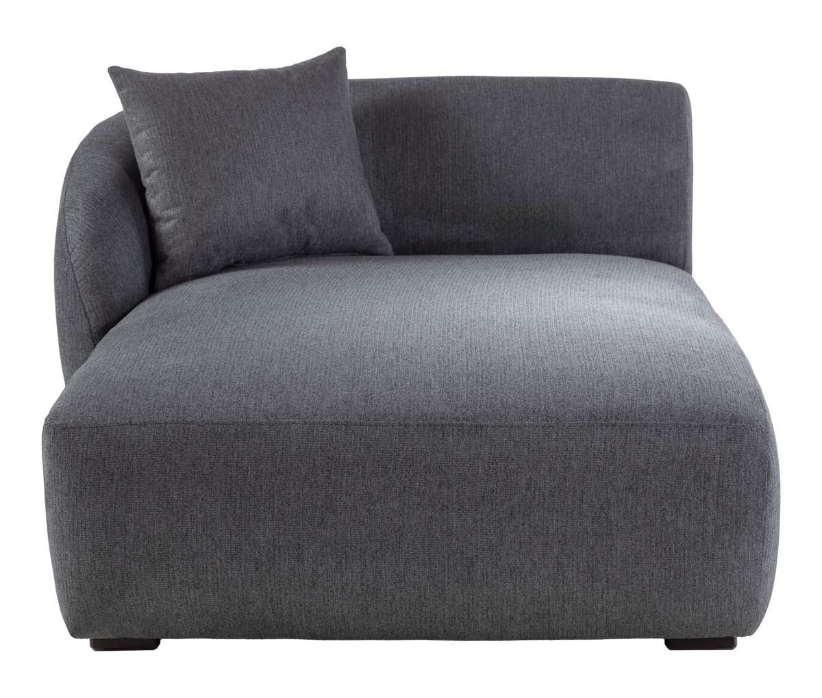 Chaise izquierdo Kant - Gris oscuro