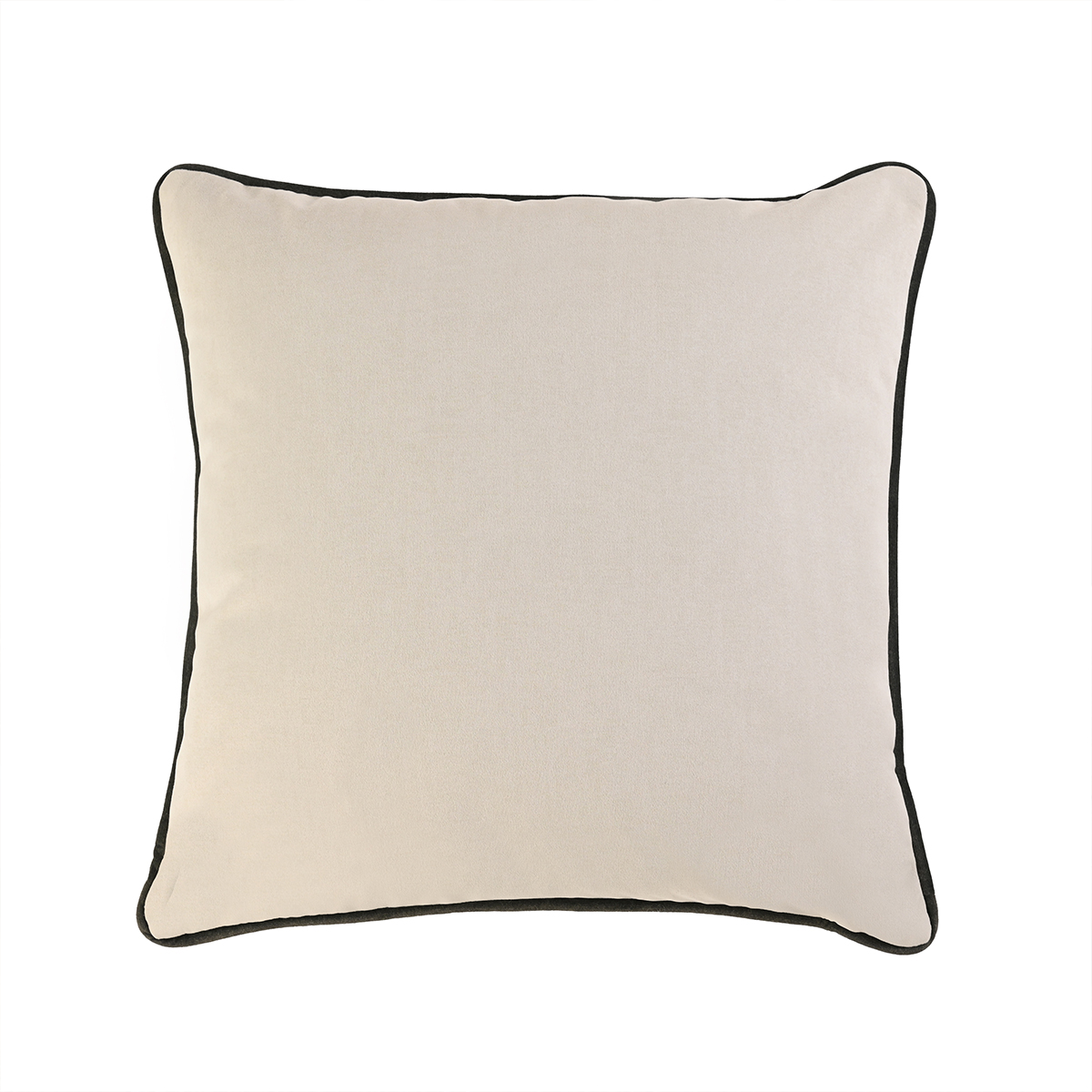 Cojin 50 x 50 cm Nuvola - Hueso con vivo en verde