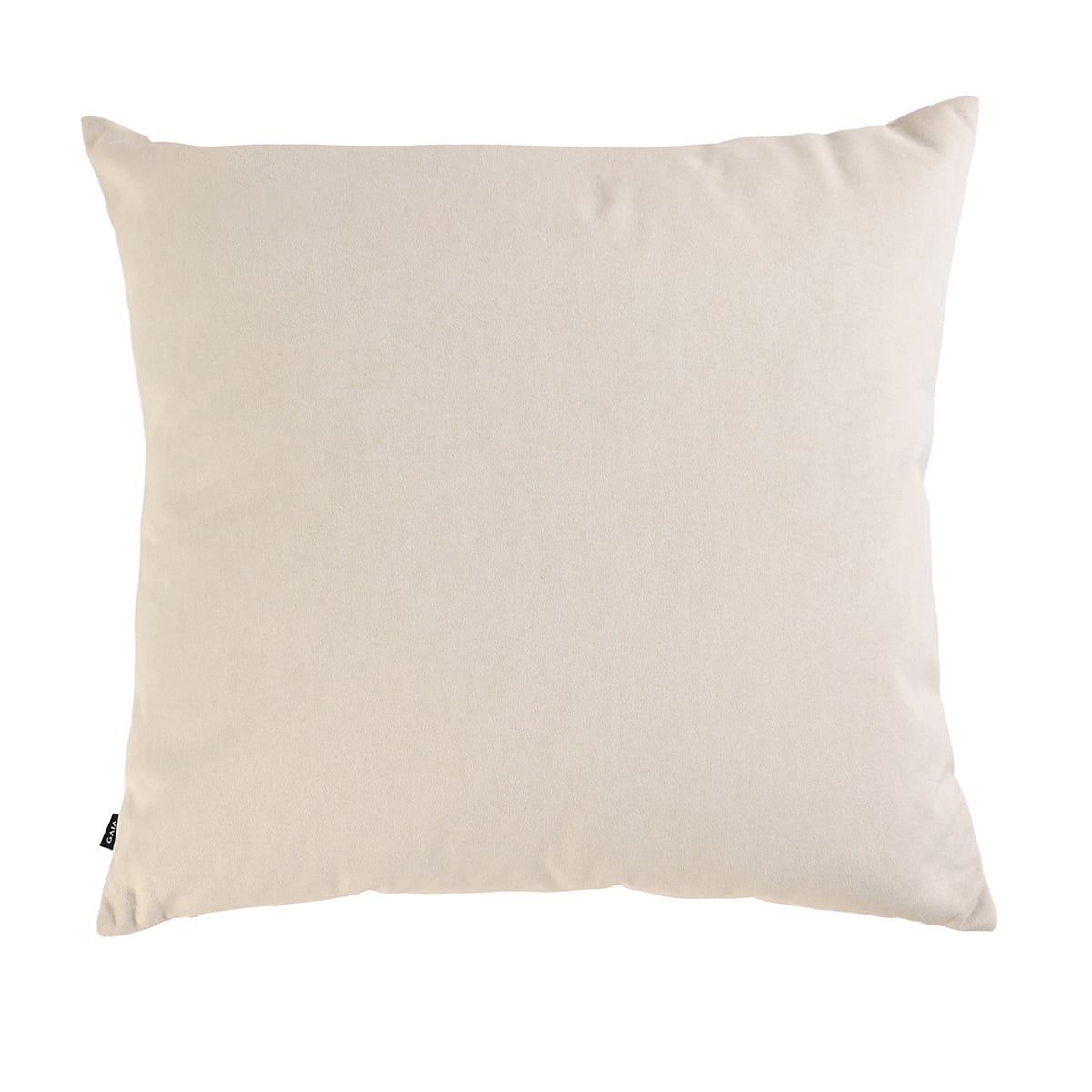 Cojin 50 x 50 cm Soffio - Hueso con rayas taupe