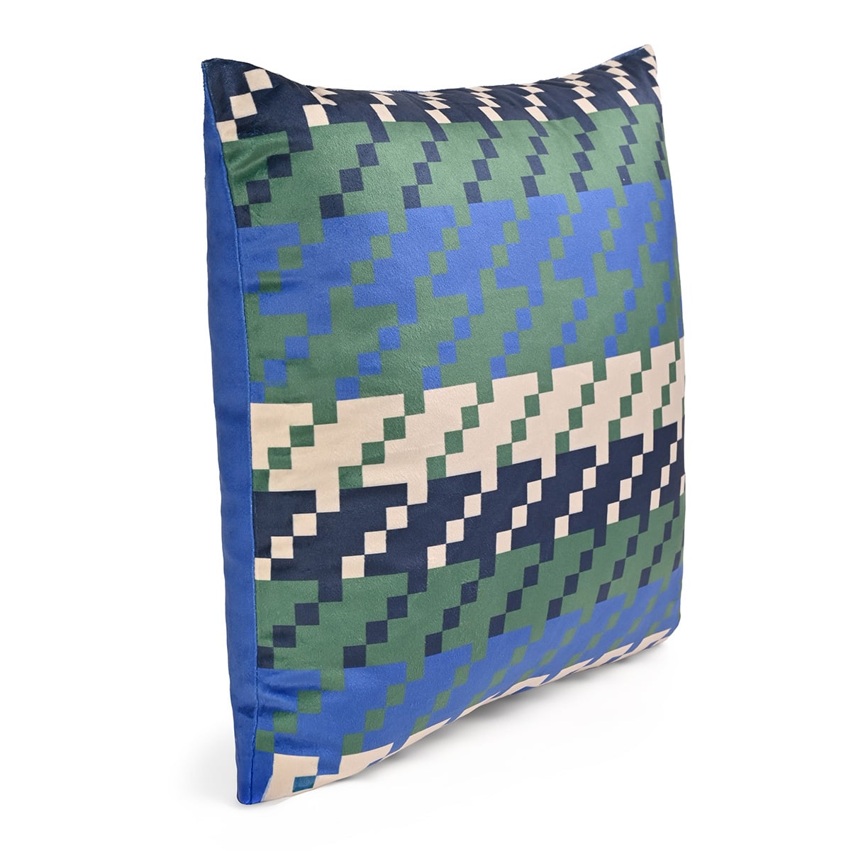 Cojín 50 x 50 cm Geométrico - Azul