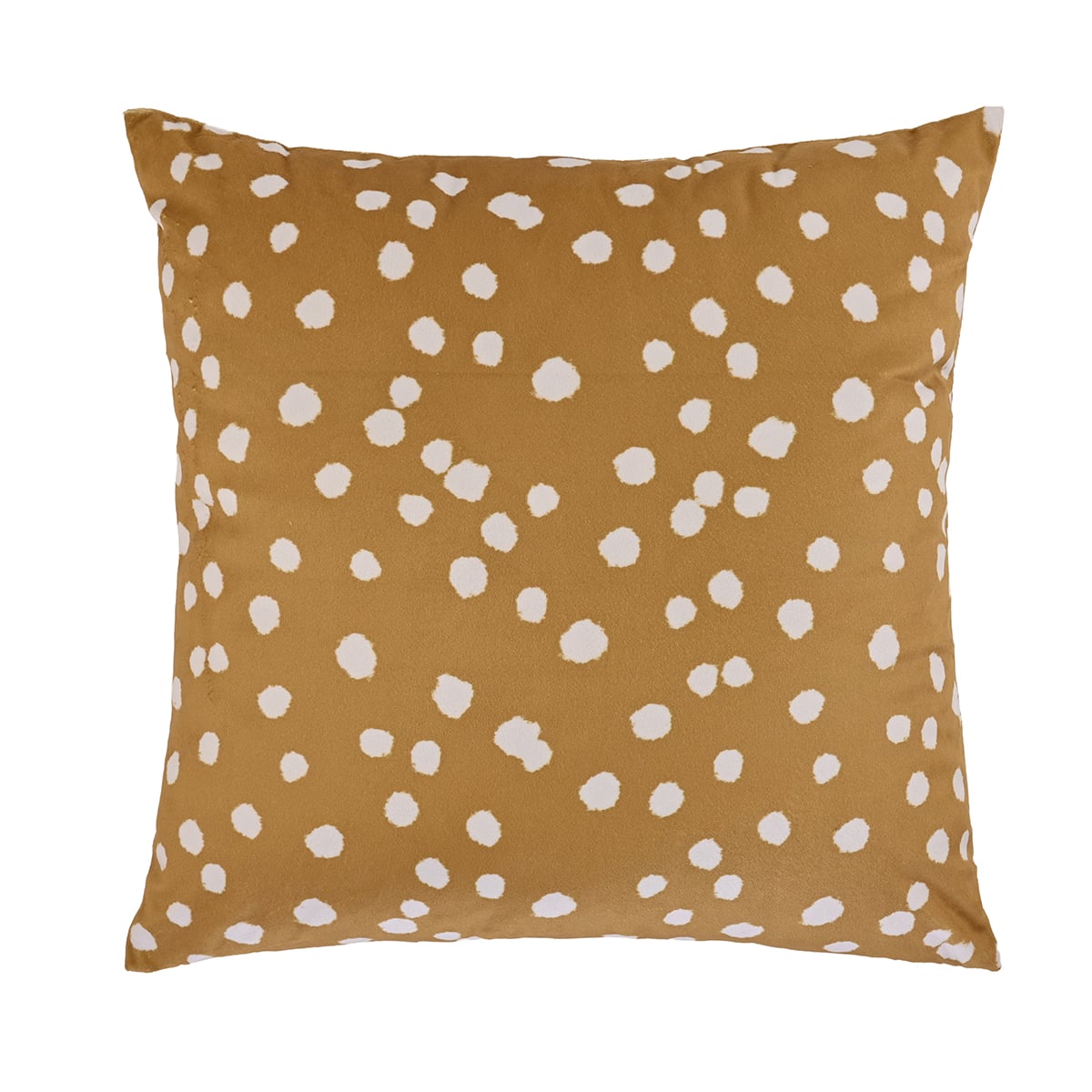 Cojín 50 x 50 cm Puntos - Mostaza