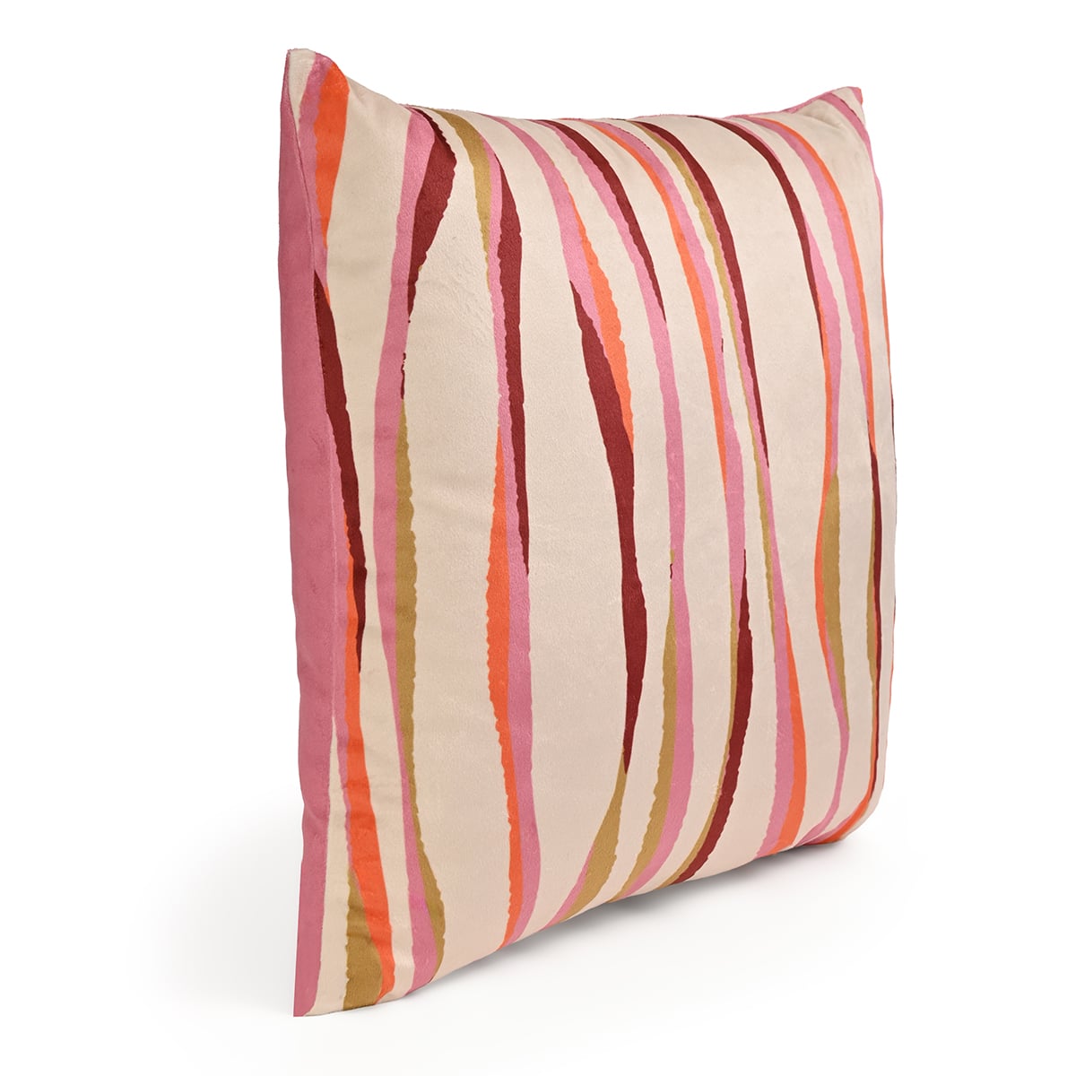 Cojín 50 x 50 cm Serpentina - Rosa