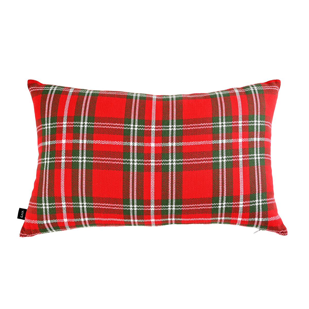 Cojín de algodón 30 x 50 cm Cobijo - Rojo