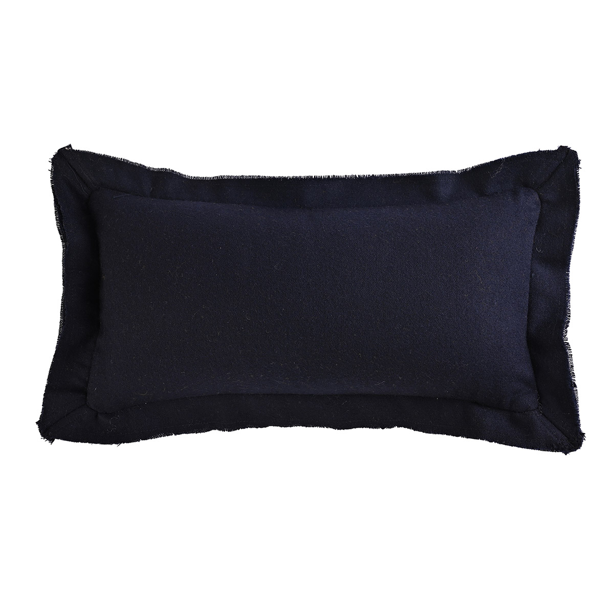 Cojín de lana 30 x 50 cm Céfiro - Azul oscuro