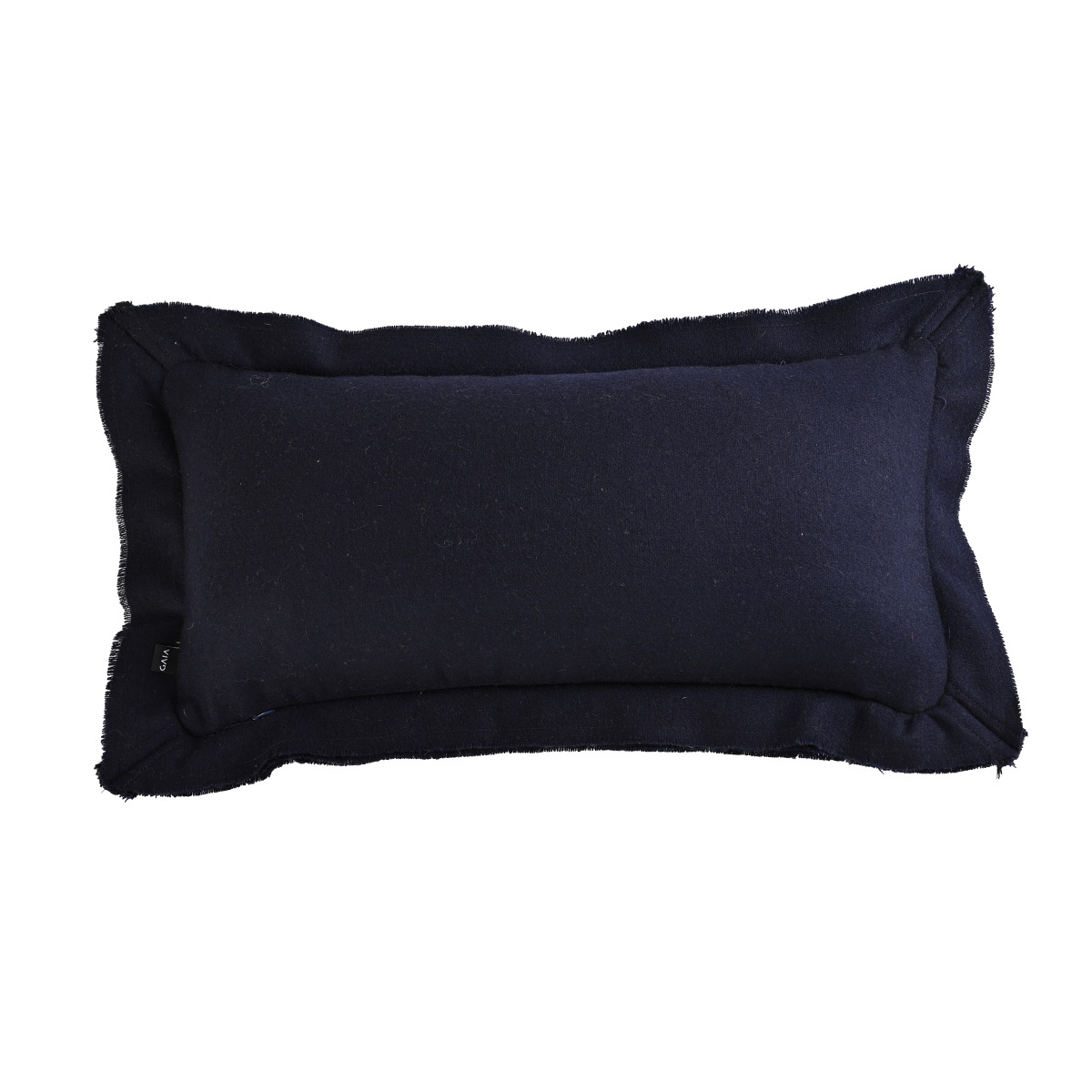 Cojín de lana 30 x 50 cm Céfiro - Azul oscuro