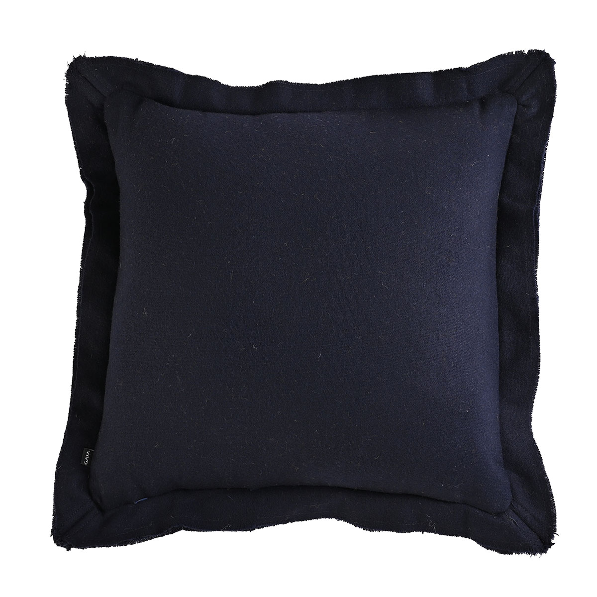 Cojín de lana 50 x 50 cm Céfiro - Azul oscuro