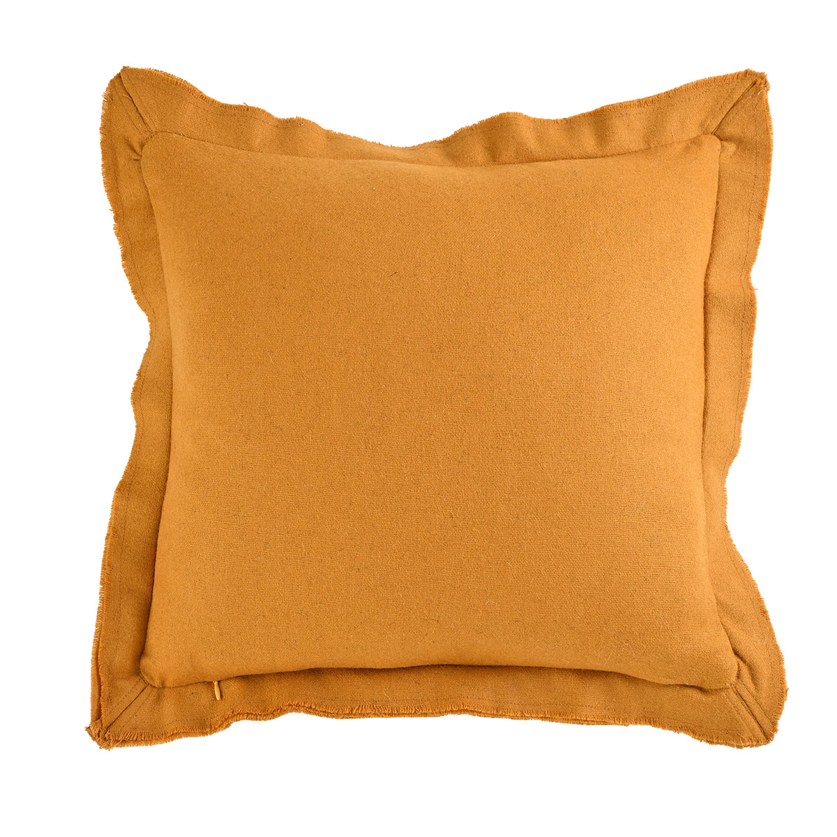 Cojín de lana 50 x 50 cm Céfiro - Mostaza