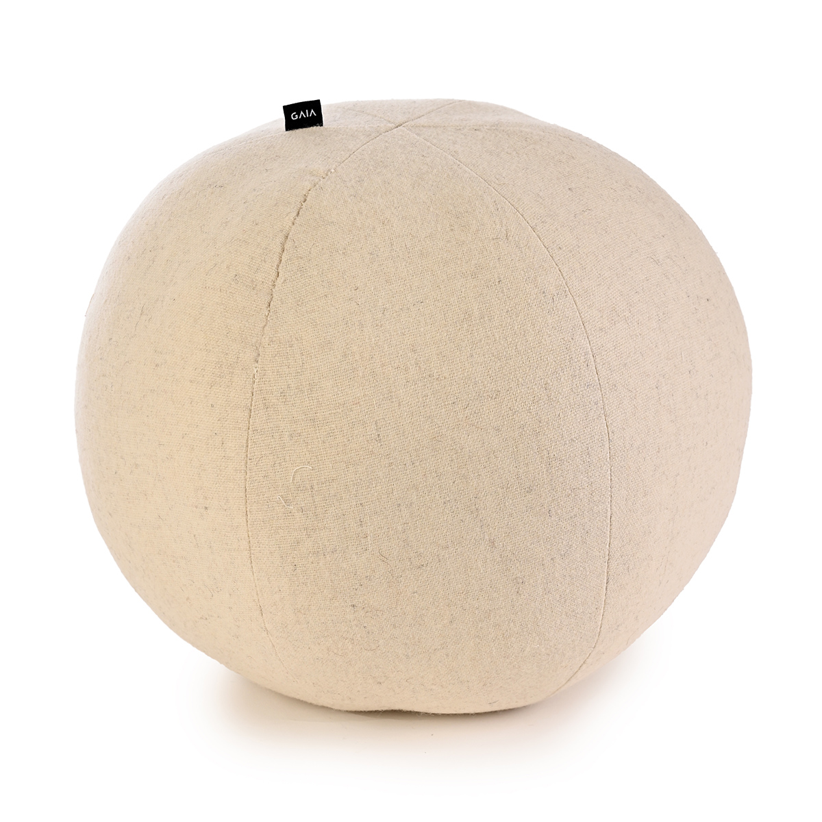 Cojín esfera de lana grande - Hueso