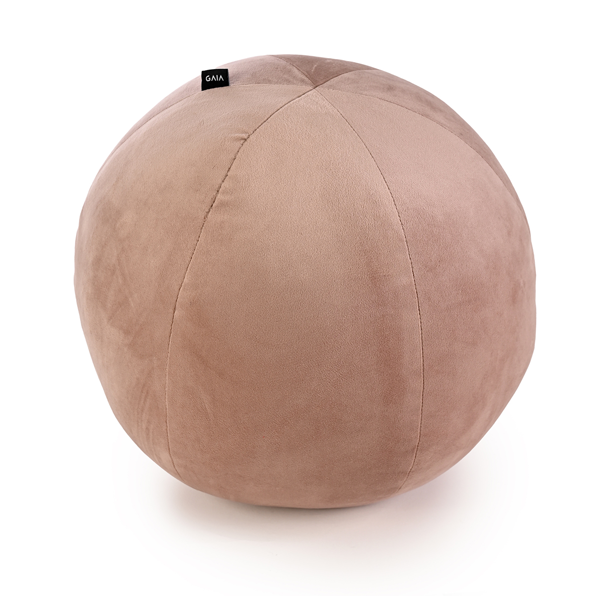 Cojín esfera de terciopelo grande - Rosa claro