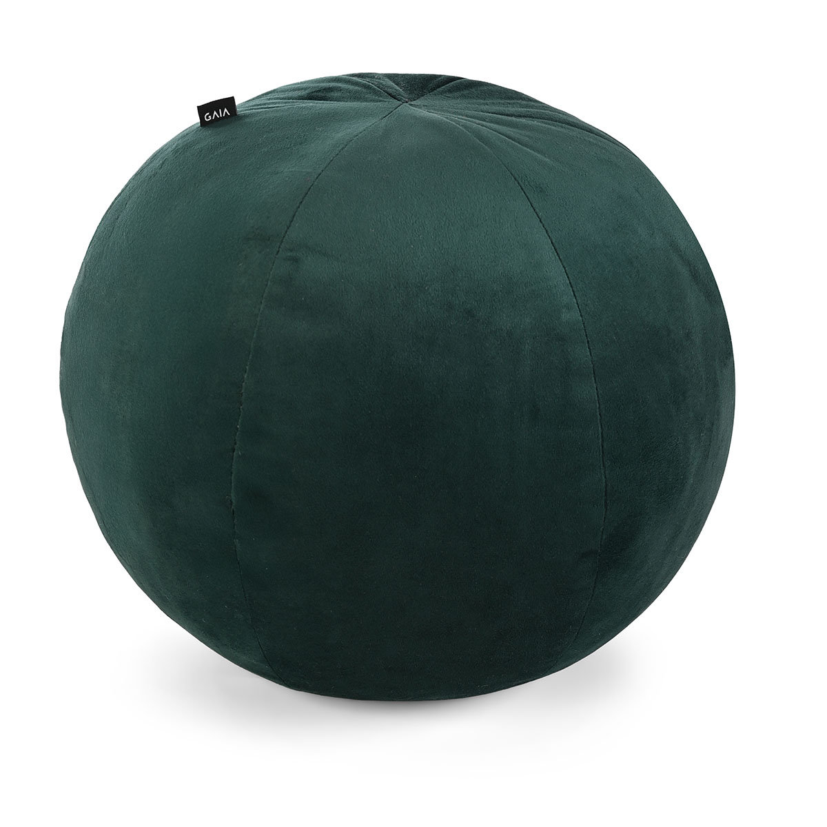 Cojín esfera de terciopelo grande - Verde