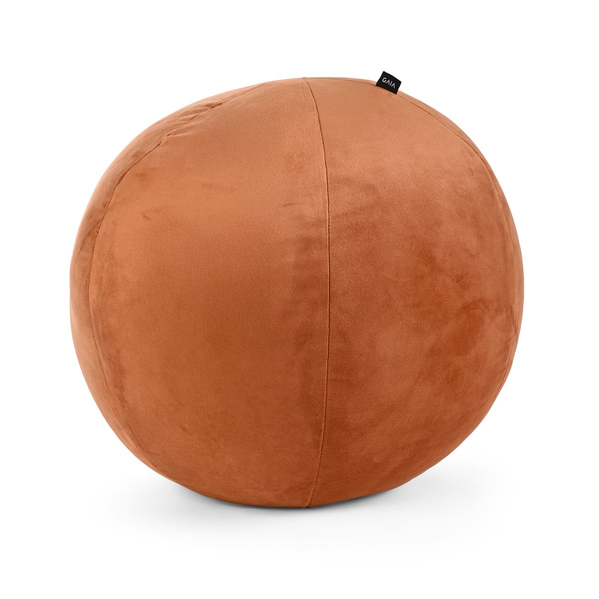 Cojín esfera de terciopelo mediana - Ocre