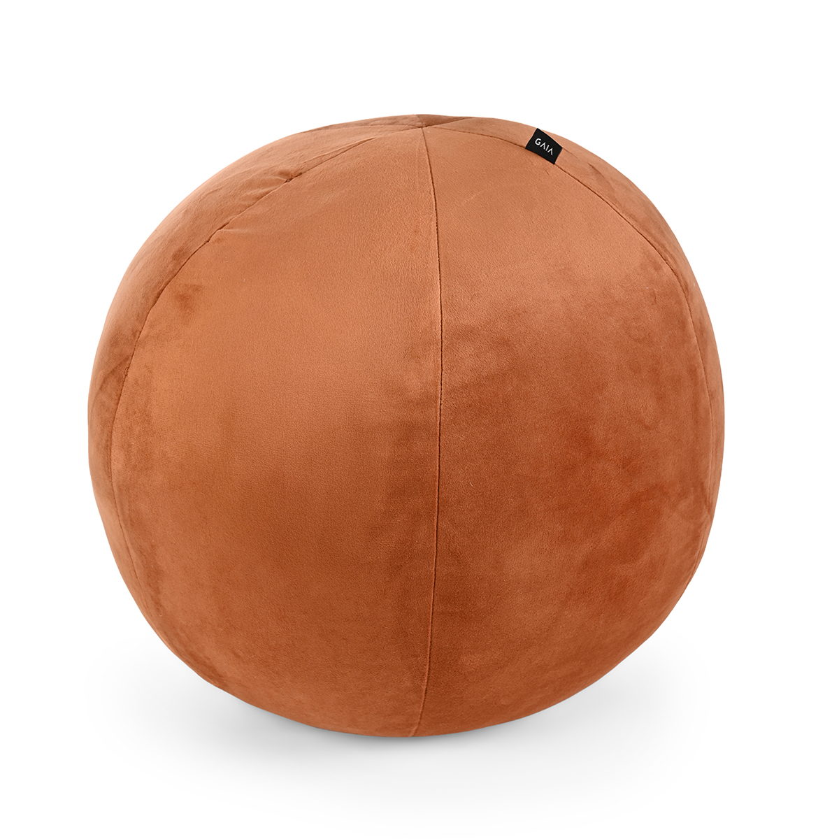 Cojín esfera de terciopelo mediana - Ocre