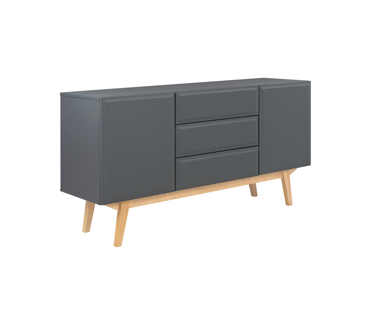Lámpara de piso estilo Diphy - Negro