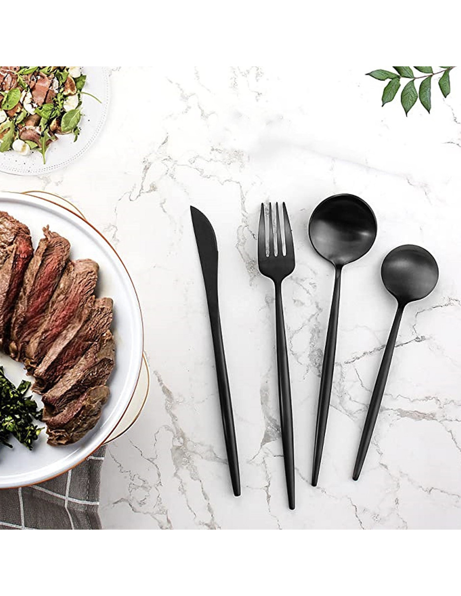Juego de cubiertos para 4 personas Mocorito - Negro