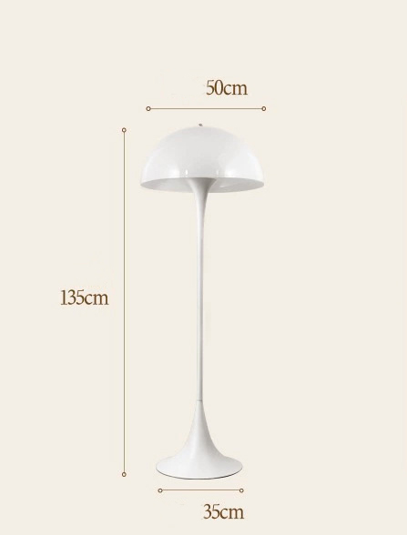 Lámpara réplica de piso Panthella - Blanco