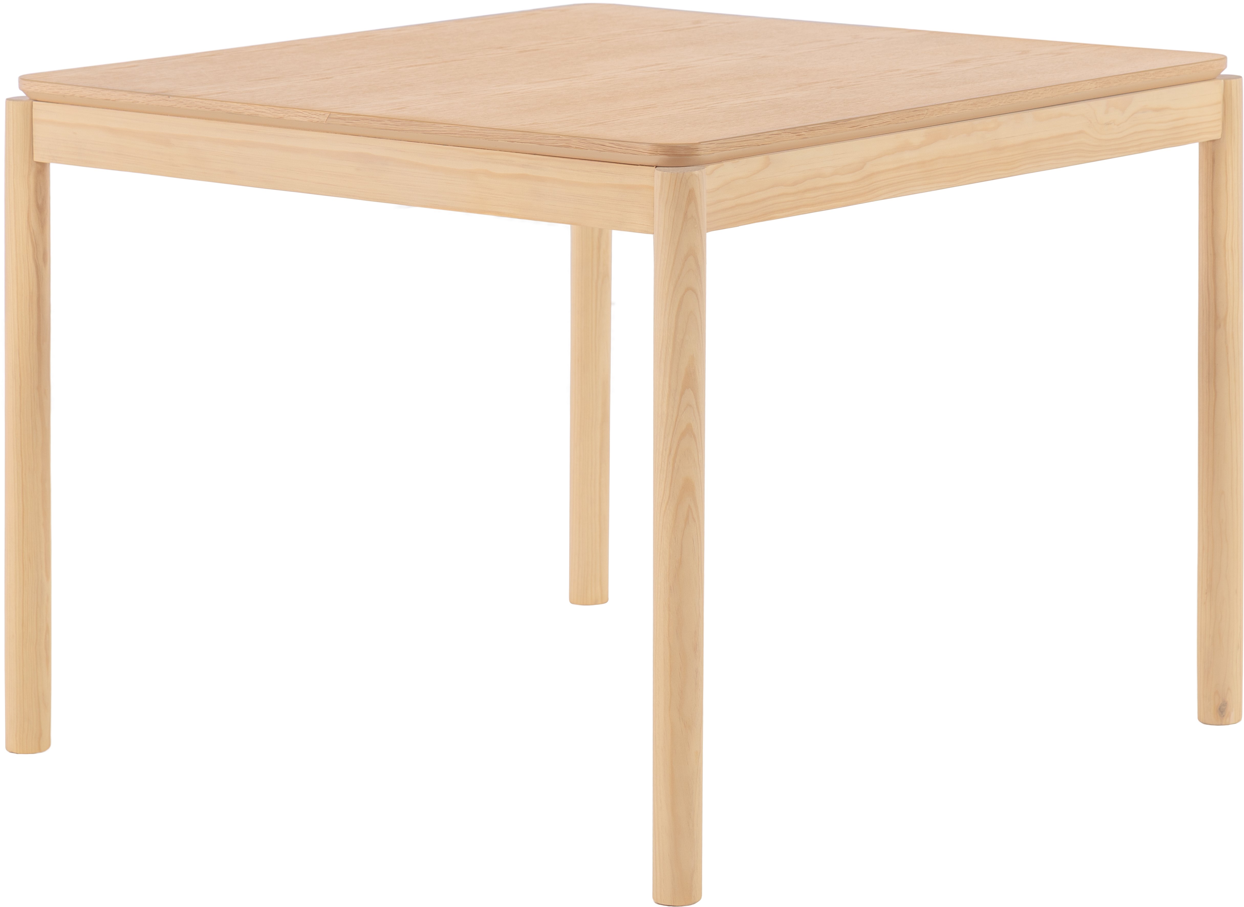 Mesa de comedor cuadrada 100 cm Akari Encino