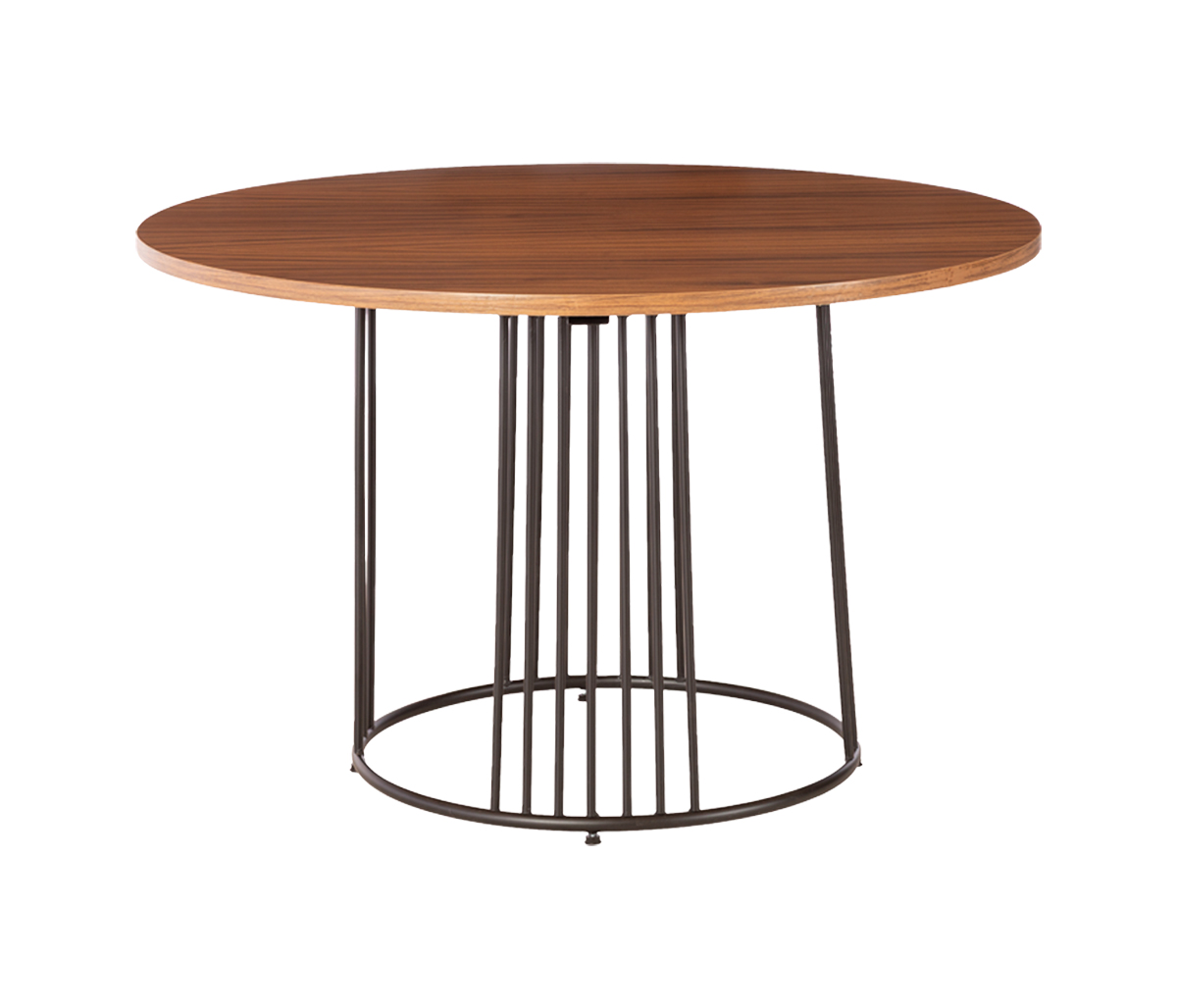 Mesa de comedor redonda 120 cm Loreta - Café