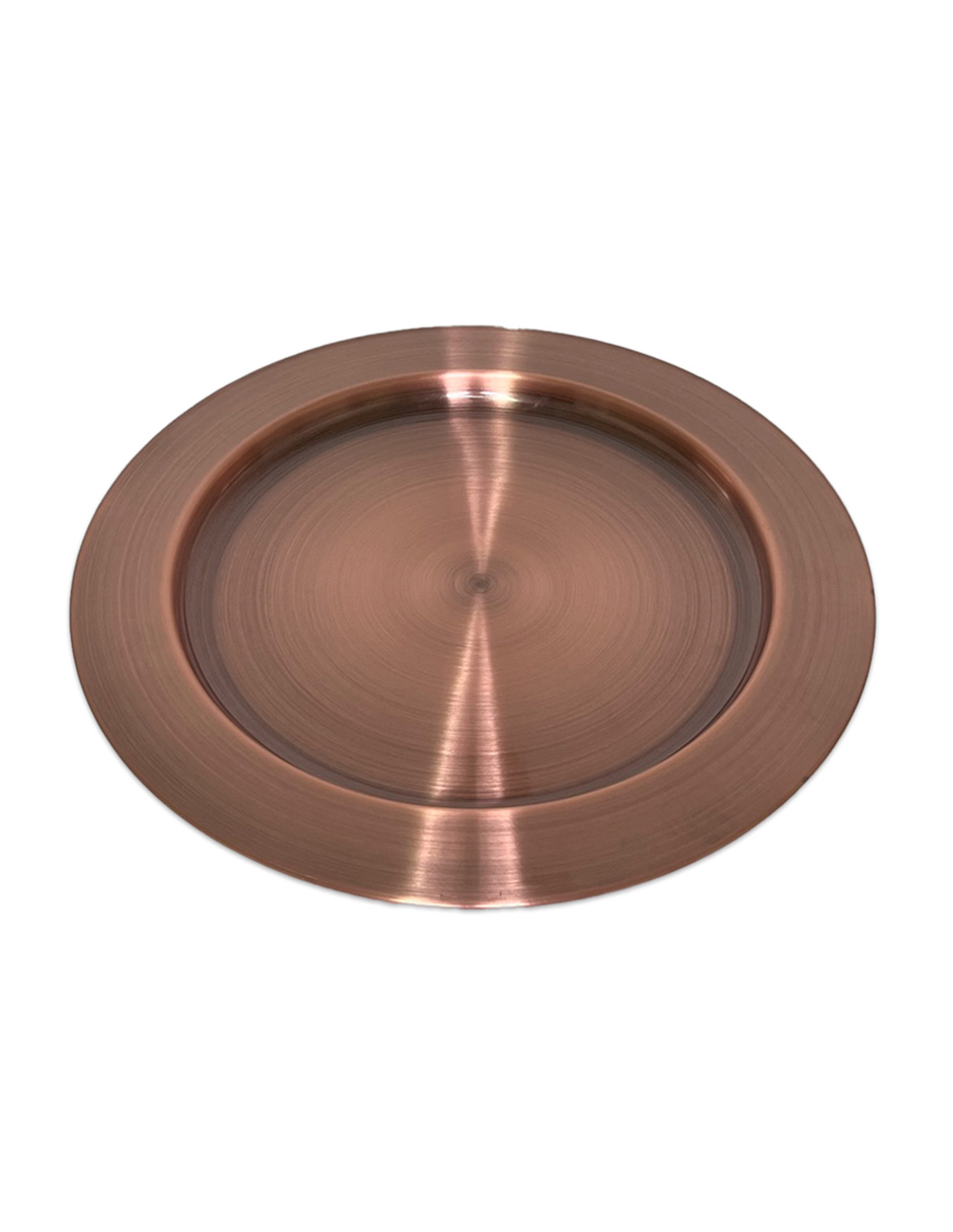 Plato base de acero Cabo - Bronce