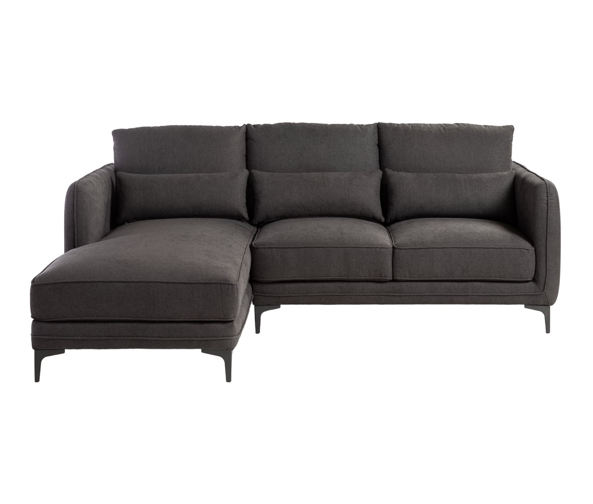 Sala esquinera izquierda, Marina, Gris Oscuro