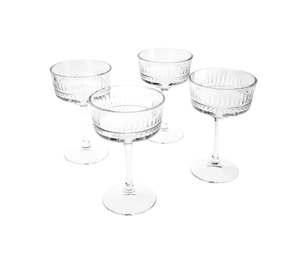 Set de 4 copas para champaña 260 ml Cénit - Transparente