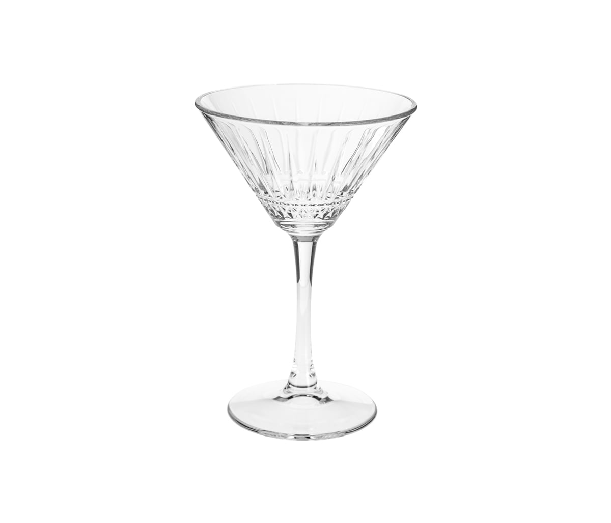 Set de 6 copas para martini 220 ml Cénit - Transparente