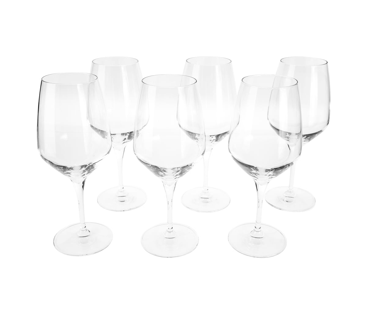 Set de 6 copas para vino tinto 580 ml Virela - Transparente