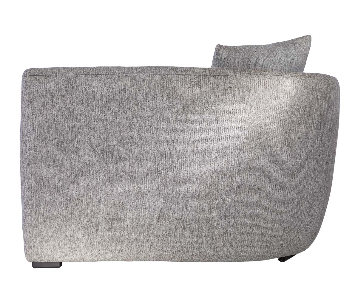 Sillón lateral izquierdo con brazo Kant - Gris