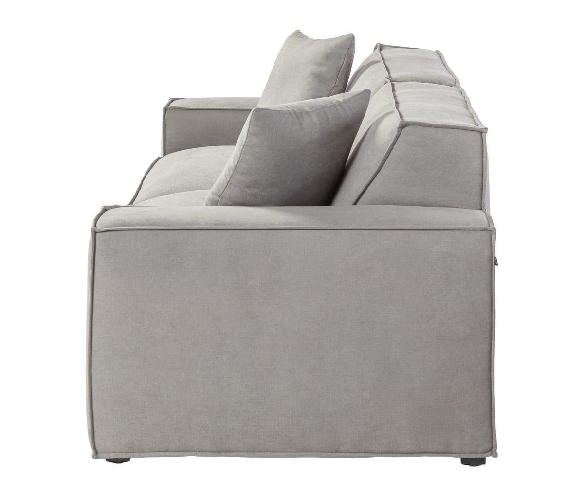 Sofa 2 cuerpos, Otto, Gris Claro