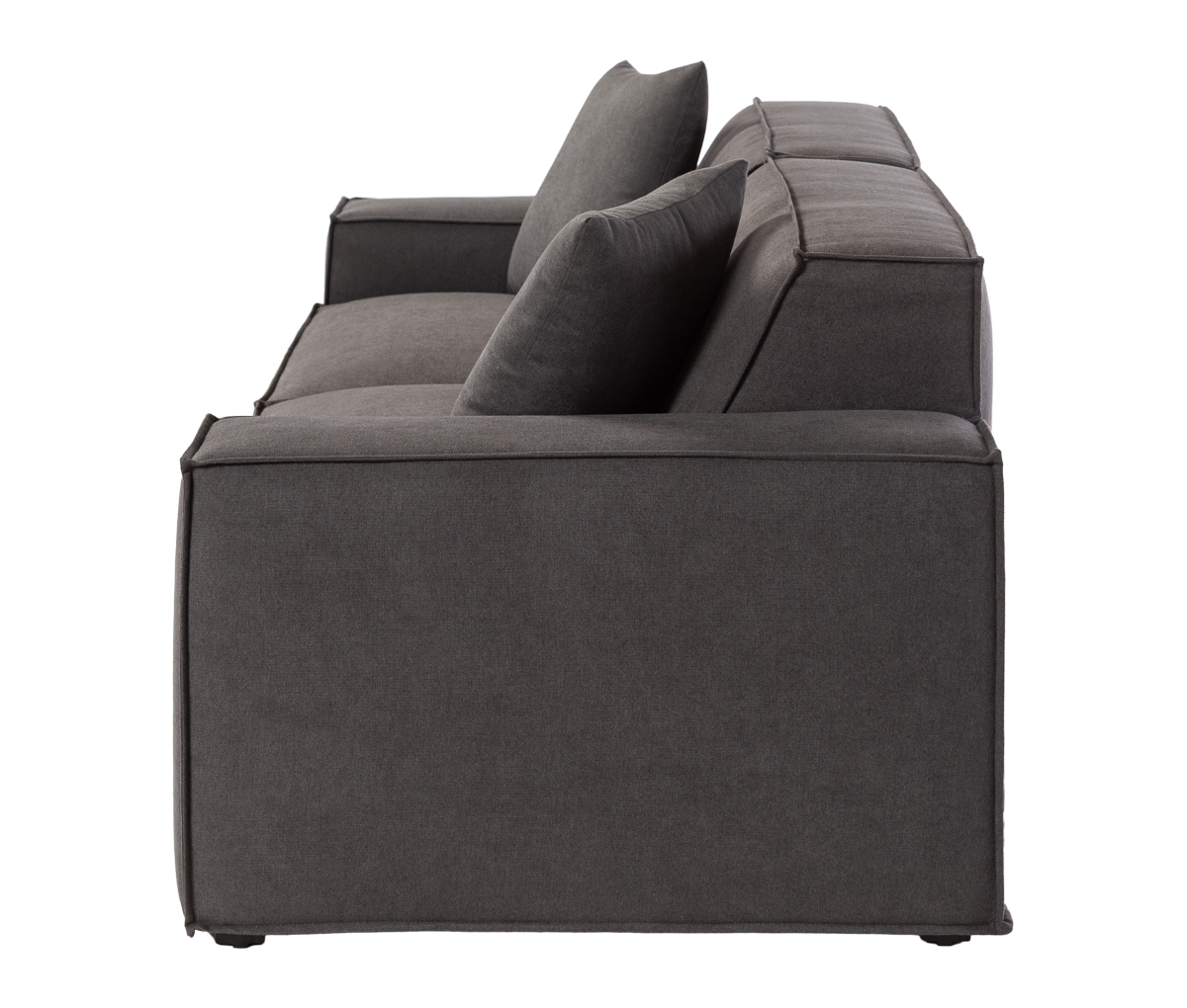 Sofa 3 cuerpos, Otto, Gris Oscuro