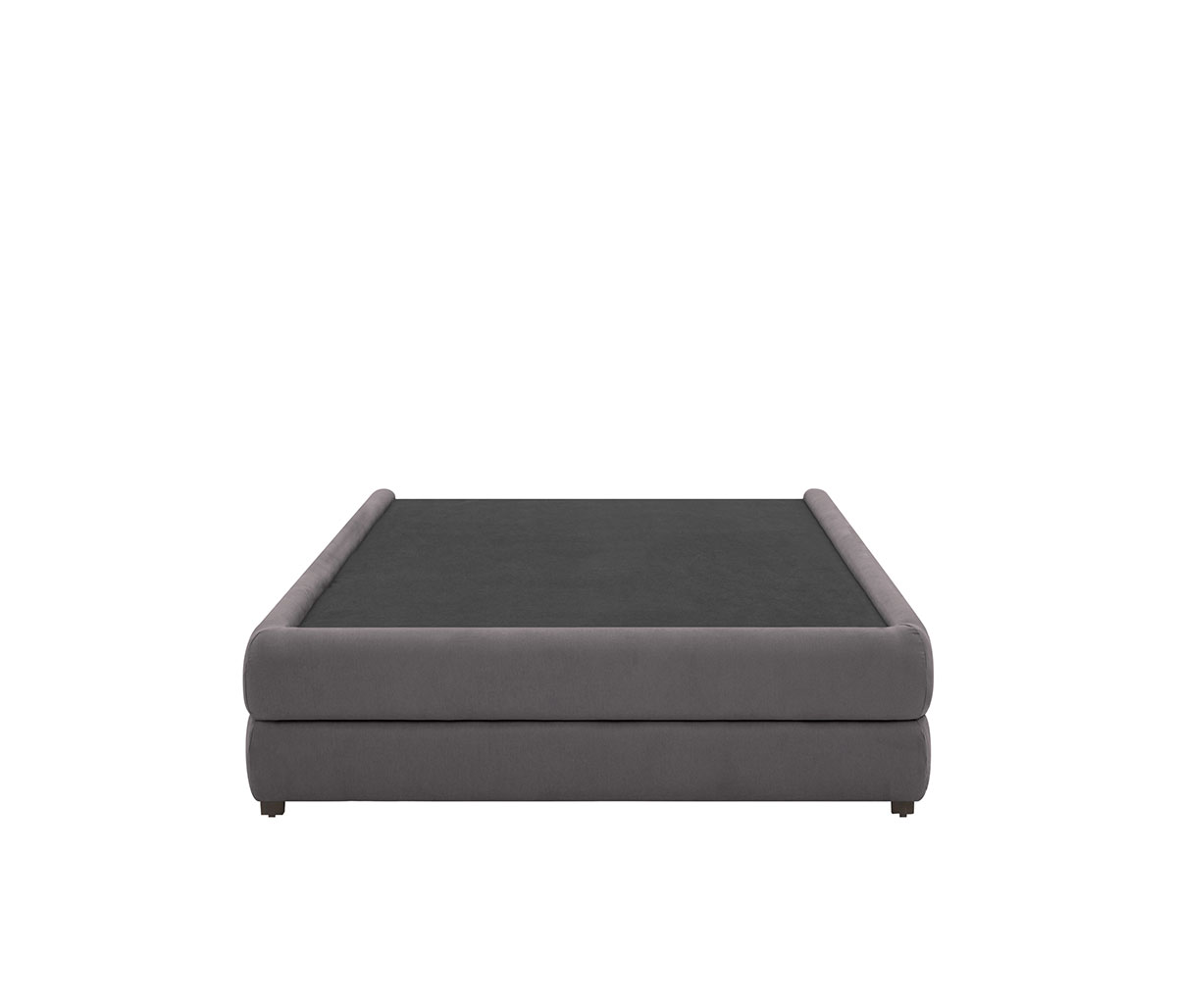 Base de cama Hendrix individual - Gris oscuro