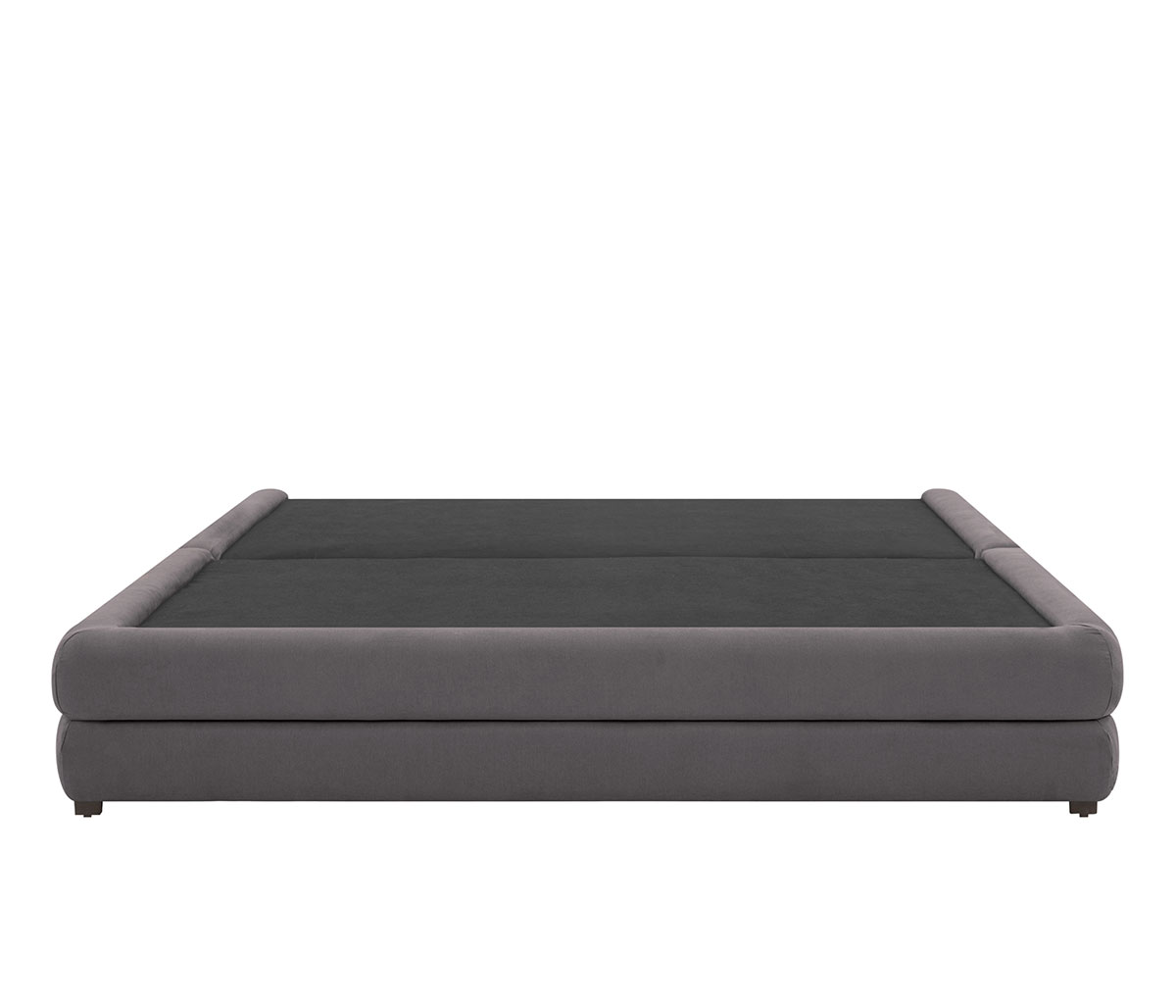 Base de cama Hendrix king size - Gris oscuro