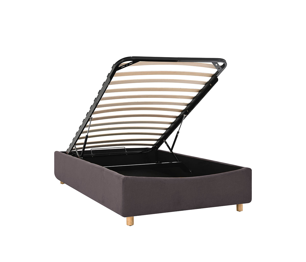 Base de cama Nakane individual - Gris