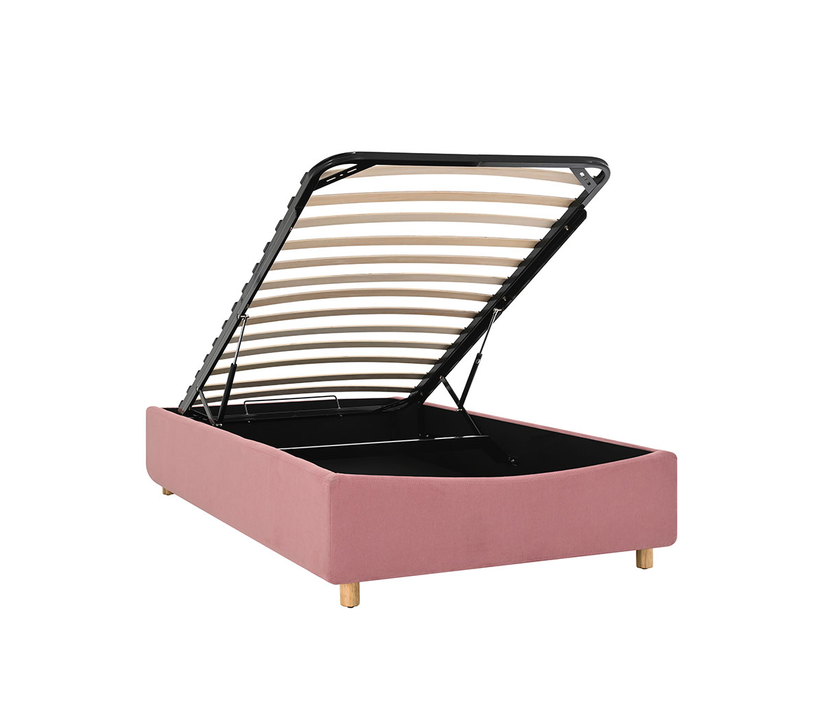Base de cama Nakane individual - Rosa cenizo