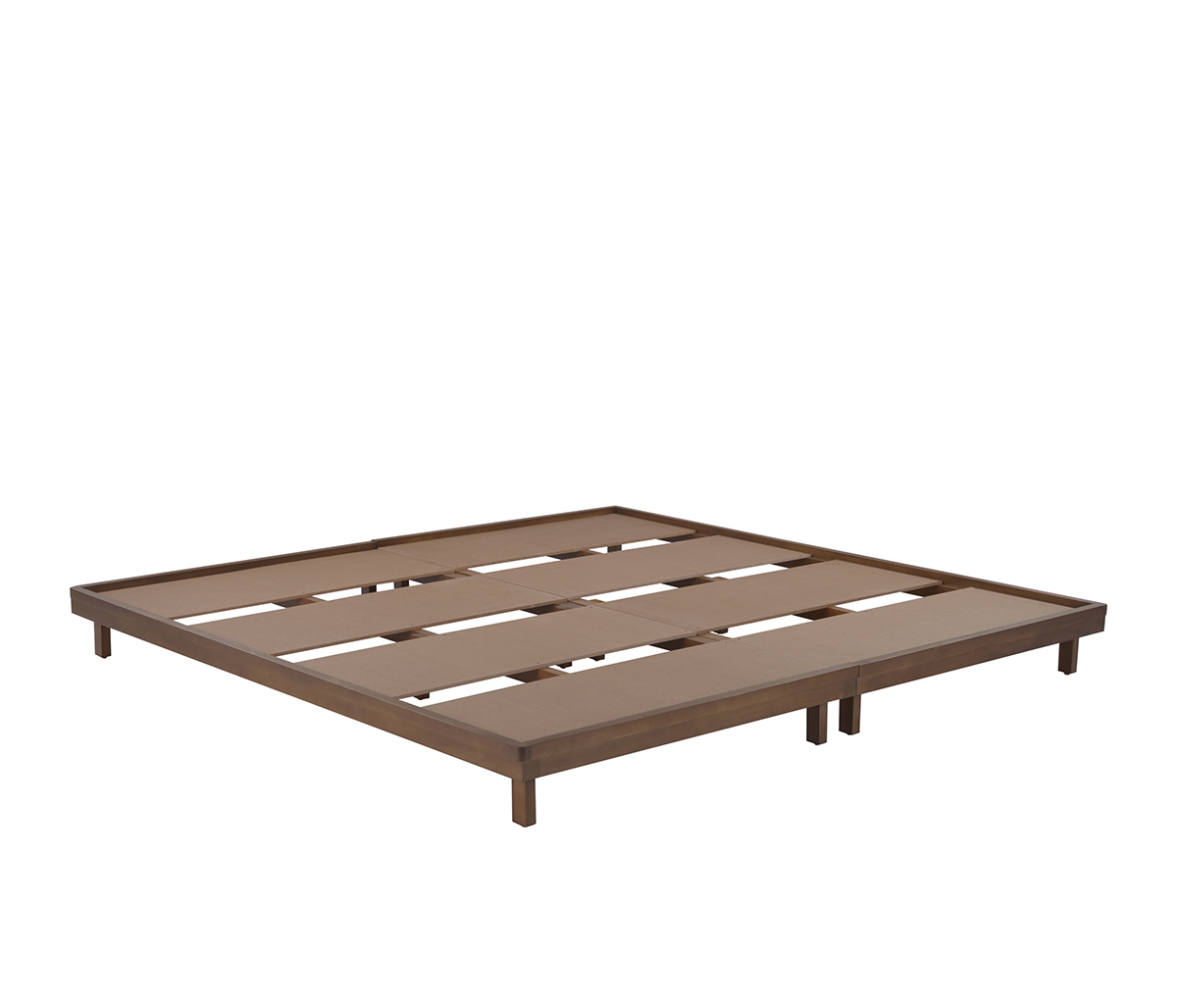 Base de cama Rosario king size - Nogal