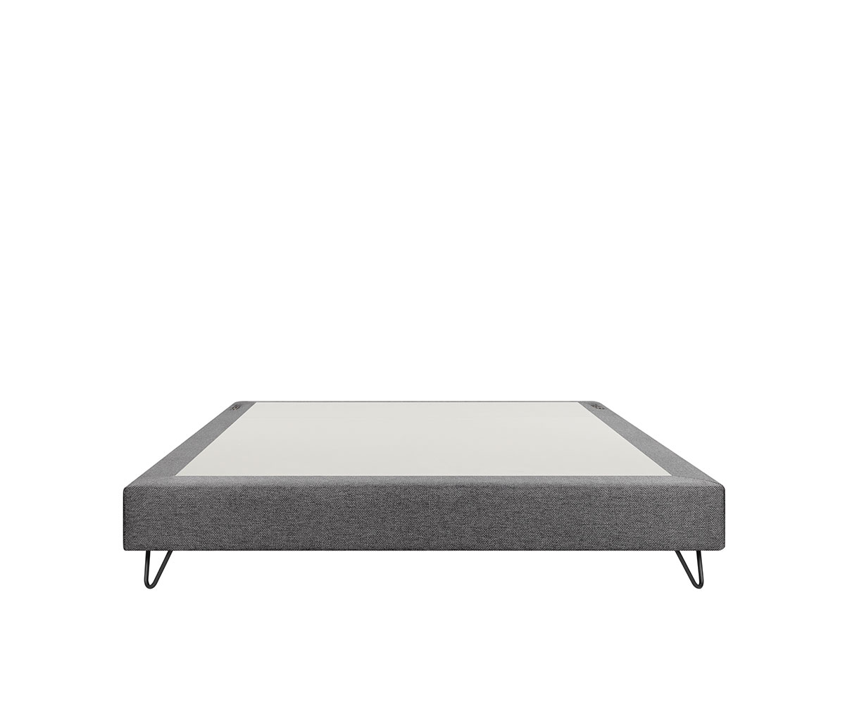 Base queen size Skye - Gris oscuro