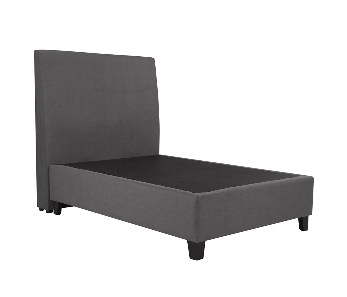 Cama individual Alva - Gris oxford