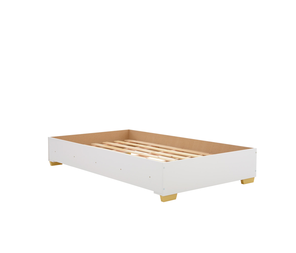 Cama individual Cleo - Natural